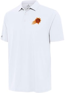 Antigua Phoenix Suns Mens White Era Short Sleeve Polo