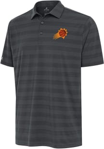 Antigua Phoenix Suns Mens Grey Tunnel Short Sleeve Polo