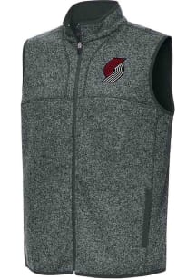 Antigua Portland Trail Blazers Mens Grey Fortune Sleeveless Jacket