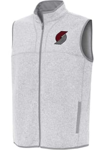 Antigua Portland Trail Blazers Mens Grey Fortune Sleeveless Jacket