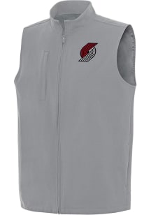 Antigua Portland Trail Blazers Mens Grey Regard Sleeveless Jacket
