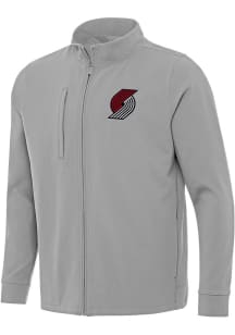 Antigua Portland Trail Blazers Mens Grey Regard Light Weight Jacket