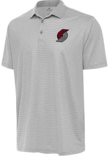 Antigua Portland Trail Blazers Mens White Rings Short Sleeve Polo