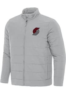 Antigua Portland Trail Blazers Mens Grey Swelter Filled Jacket
