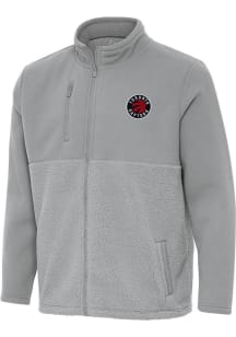 Antigua Toronto Raptors Mens Grey Daily Fused Medium Weight Jacket