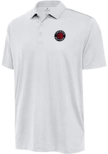 Antigua Toronto Raptors Mens White Ellipse Short Sleeve Polo