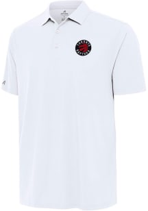 Antigua Toronto Raptors Mens White Era Short Sleeve Polo
