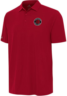 Antigua Toronto Raptors Mens Red Era Short Sleeve Polo