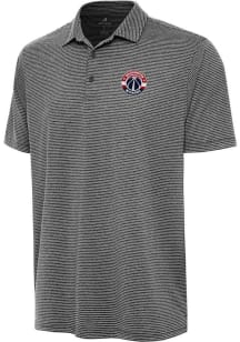 Antigua Washington Wizards Mens Black Scheme Short Sleeve Polo