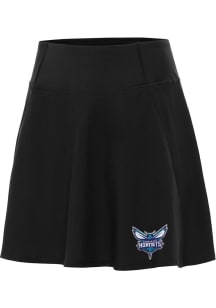 Antigua Charlotte Hornets Womens Black Chip Skort Skirt