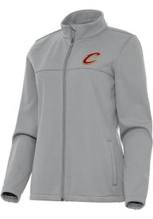 Antigua Cleveland Cavaliers Womens Grey Links Light Weight Jacket