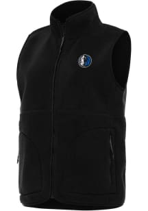 Antigua Dallas Mavericks Womens Black Alternate Nostalgic Vest