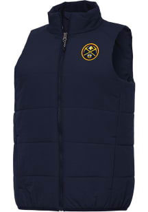 Antigua Denver Nuggets Womens Navy Blue Experience Vest