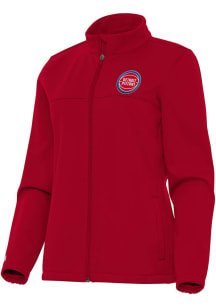 Antigua Detroit Pistons Womens Red Links Light Weight Jacket