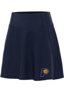 Antigua Indiana Pacers Womens Navy Blue Chip Skort Skirt