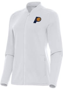 Antigua Indiana Pacers Womens White Continual Light Weight Jacket