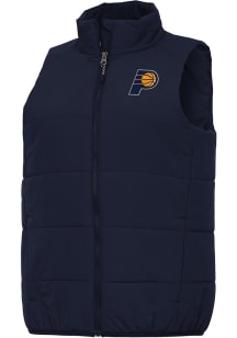 Antigua Indiana Pacers Womens Navy Blue Experience Vest