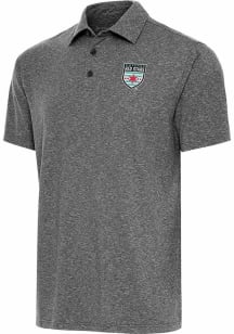 Antigua Chicago Stars FC Black Par 3 Big and Tall Polo