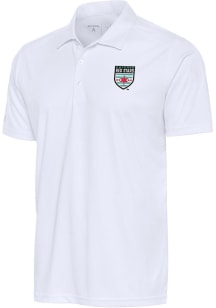 Antigua Chicago Stars FC Mens White Tribute Short Sleeve Polo