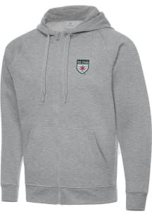Antigua Chicago Red Stars Mens Grey Victory Long Sleeve Full Zip Jacket