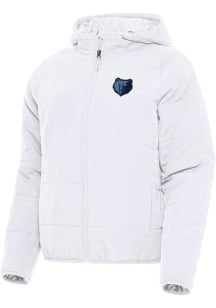 Antigua Memphis Grizzlies Womens White Alternate Universe Filled Jacket