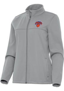 Antigua New York Knicks Womens Grey Links Light Weight Jacket