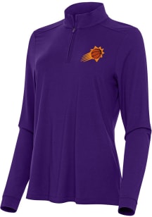 Antigua Phoenix Suns Womens Purple Intent Qtr Zip