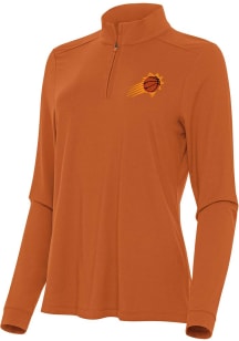 Antigua Phoenix Suns Womens Burnt Orange Intent Qtr Zip
