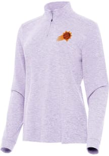 Antigua Phoenix Suns Womens Lavender Mentor Qtr Zip Pullover