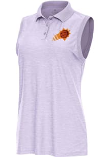 Antigua Phoenix Suns Womens Lavender Recap Polo Shirt