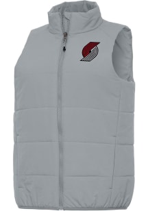 Antigua Portland Trail Blazers Womens Grey Experience Vest