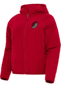 Antigua Portland Trail Blazers Womens Red Universe Filled Jacket