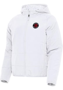 Antigua Toronto Raptors Womens White Universe Filled Jacket