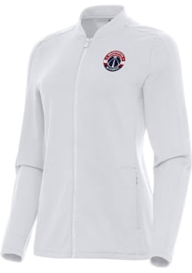 Antigua Washington Wizards Womens White Continual Light Weight Jacket