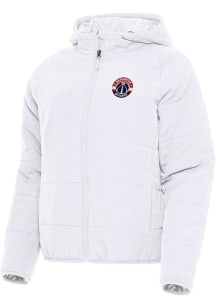 Antigua Washington Wizards Womens White Universe Filled Jacket