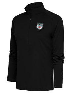 Antigua Chicago Stars FC Womens Black Tribute Qtr Zip Pullover