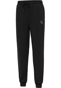 Antigua Colorado Rockies Mens Black Idol Sweatpants