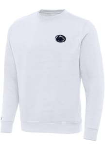Antigua Penn State Nittany Lions Mens White Victory Long Sleeve Crew Sweatshirt
