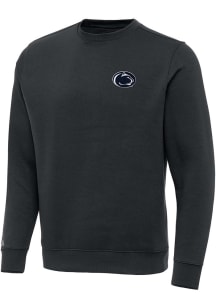 Antigua Penn State Nittany Lions Mens Charcoal Victory Long Sleeve Crew Sweatshirt