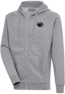 Antigua Penn State Nittany Lions Mens Grey Victory Long Sleeve Full Zip Jacket