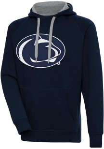 Antigua Penn State Nittany Lions Mens Navy Blue Full Front Victory Long Sleeve Hoodie