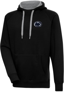 Antigua Penn State Nittany Lions Mens Black Victory Long Sleeve Hoodie