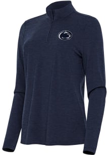 Antigua Penn State Nittany Lions Womens Navy Blue Bright Qtr Zip