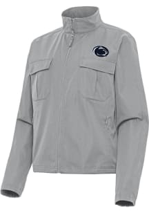 Antigua Penn State Nittany Lions Womens Grey Even Par Light Weight Jacket