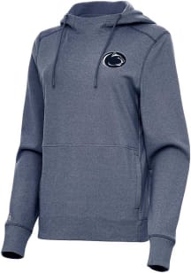Antigua Penn State Nittany Lions Womens Navy Blue Justice Hooded Sweatshirt