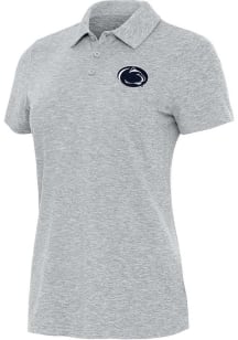 Antigua Penn State Nittany Lions Womens Grey Matter Short Sleeve Polo Shirt
