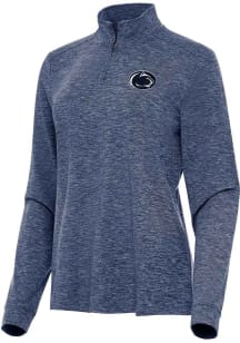 Antigua Penn State Nittany Lions Womens Navy Blue Mentor Qtr Zip Pullover