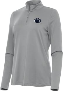 Antigua Penn State Nittany Lions Womens Grey Reprocess Recycled Qtr Zip