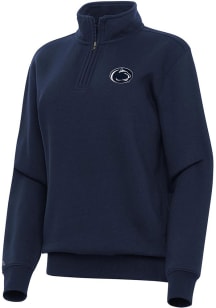 Antigua Penn State Nittany Lions Womens Navy Blue Victory Qtr Zip