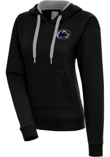 Antigua Penn State Nittany Lions Womens Black Victory Hooded Sweatshirt